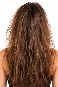 Hair transformation - Before